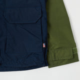 Topo Designs Raglan Windbreaker Jacket - Navy/Olive