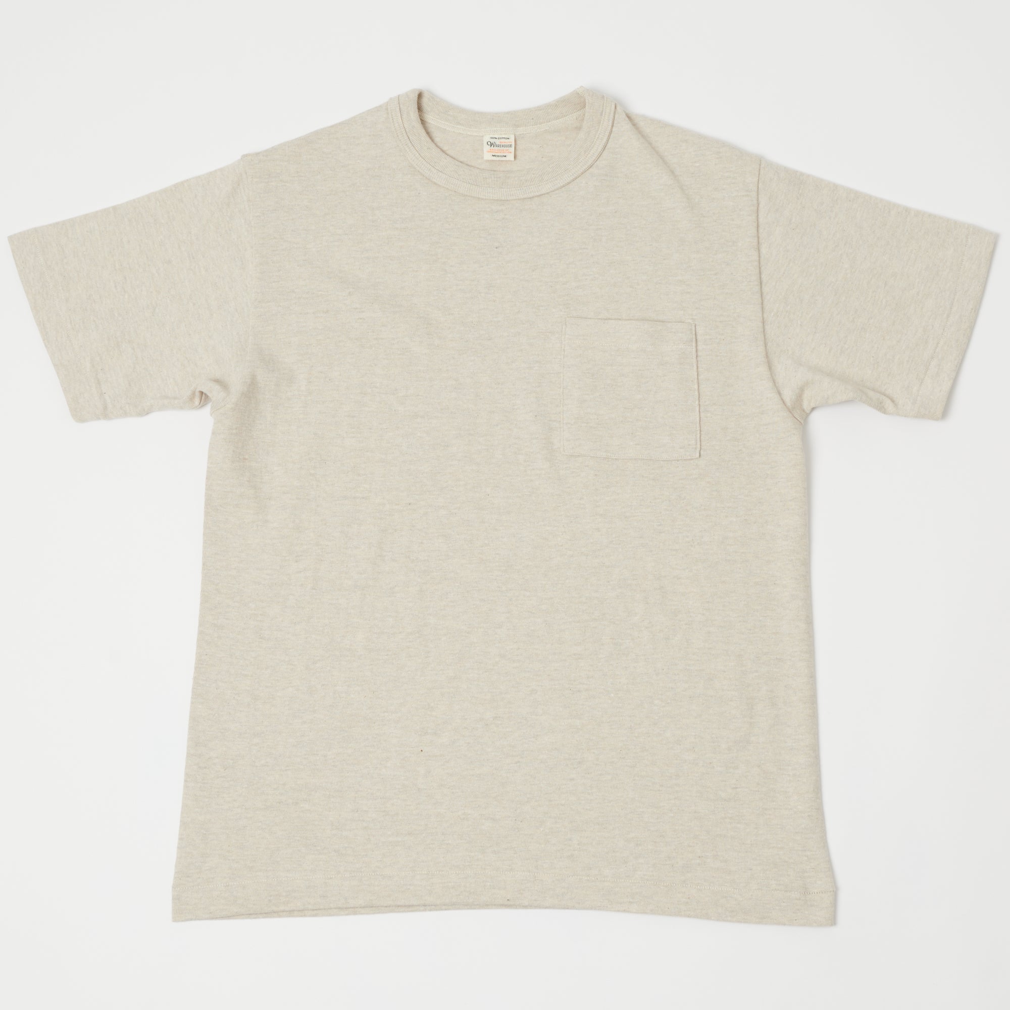 トップス CIOTA POCKET T-SHIRTS LIGHT BEIGE 5 COTT REGULAR BRUSHED-COTTON SHIRT - BEIGE | COS
