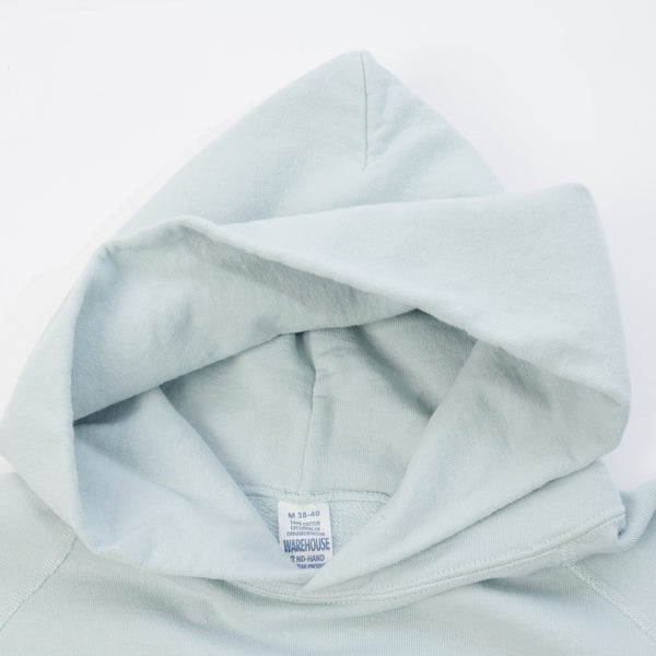 Warehouse 462 Plain Hooded Sweatshirt - Sax Blue