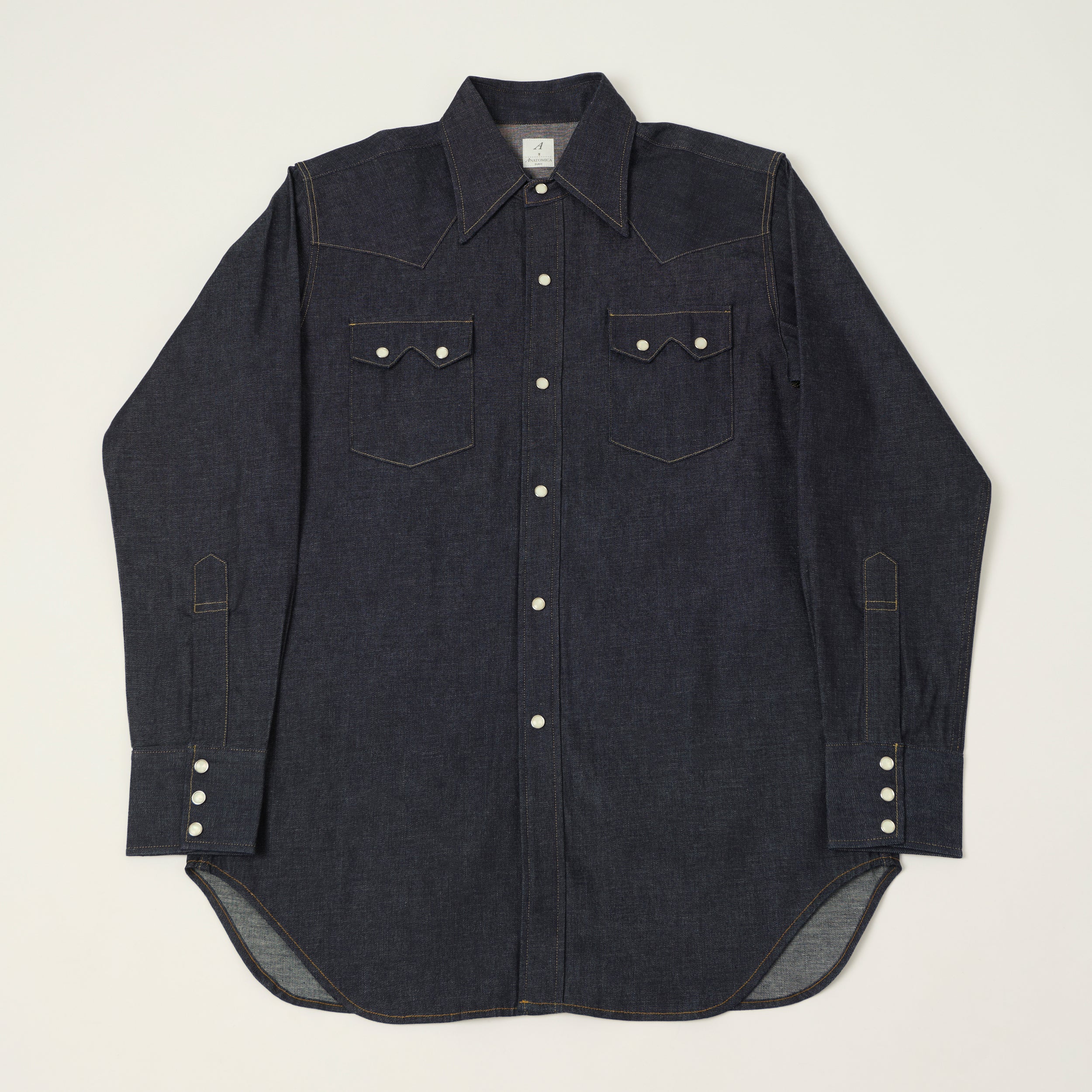 Anatomica Denim Western Shirt - Indigo