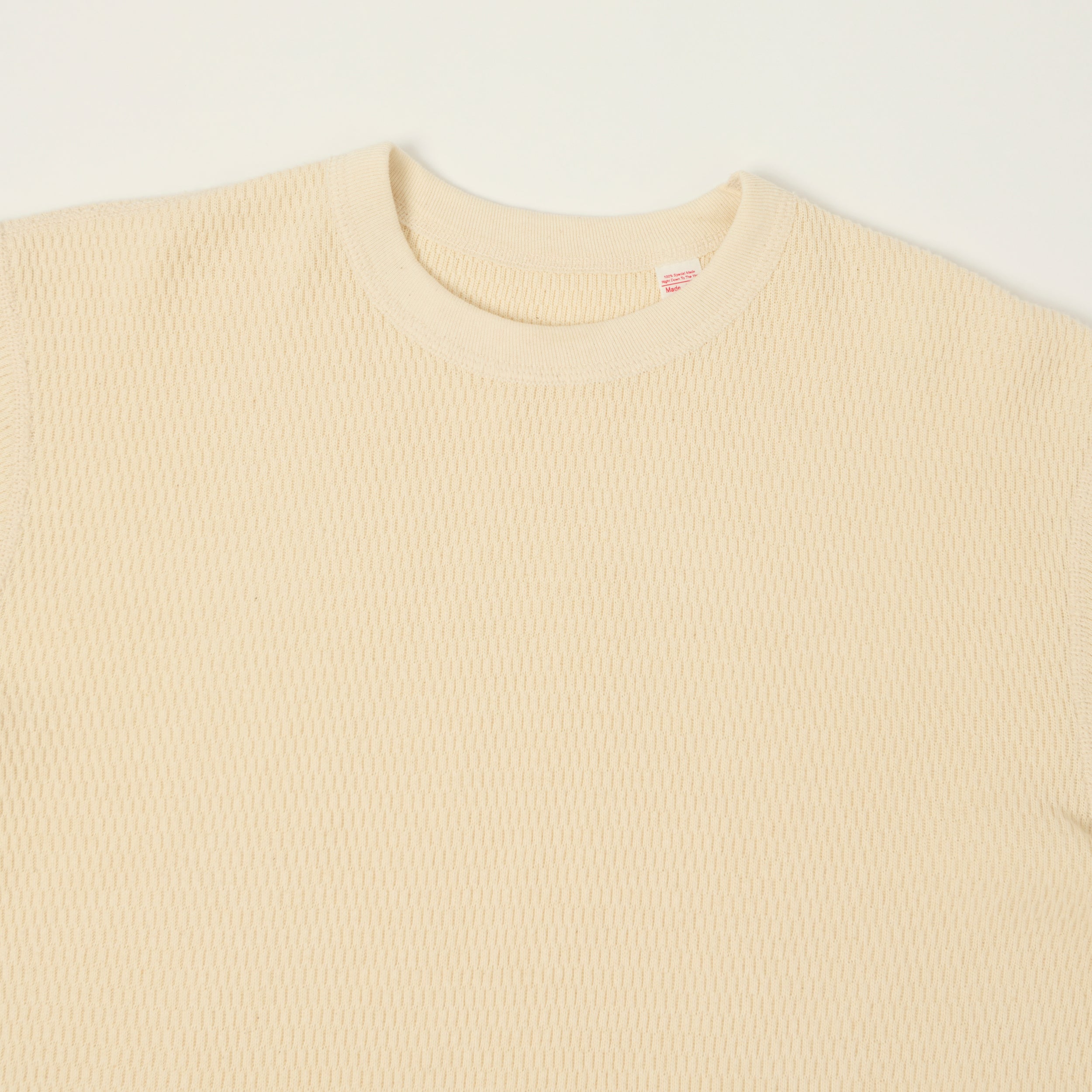 Anatomica Long Sleeve Thermal T-Shirt - Natural