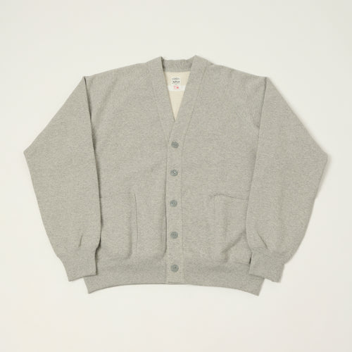 Anatomica Raglan Sleeve Cardigan - Grey