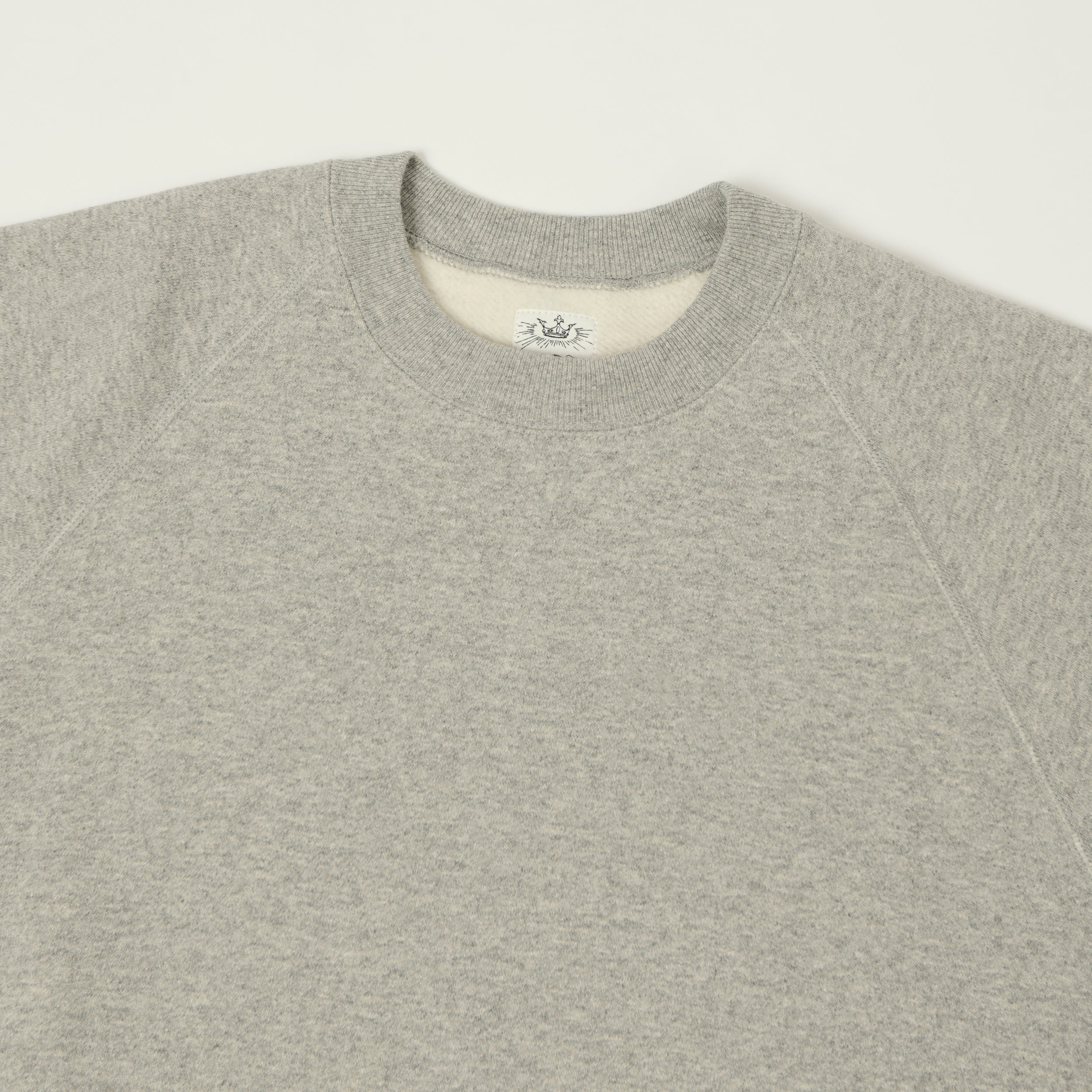 Anatomica Raglan Sleeve Sweatshirt - Grey