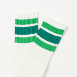 Anonymous Ism 3 Line Crew Socks - Green
