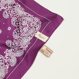 Anonymous Ism Paisley Silk Scarf - Purple