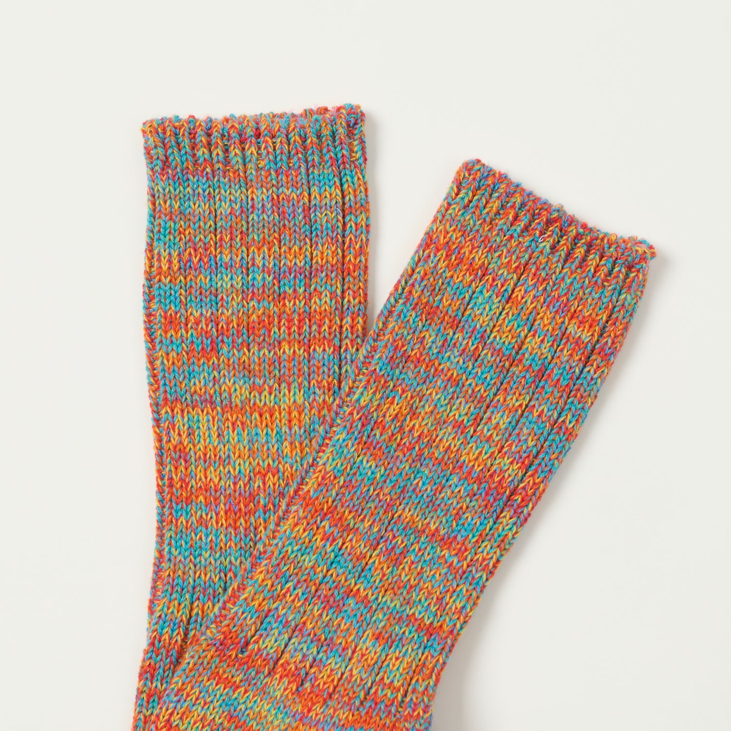 Anonymous Ism 5 Colour Mix Crew Sock - Orange