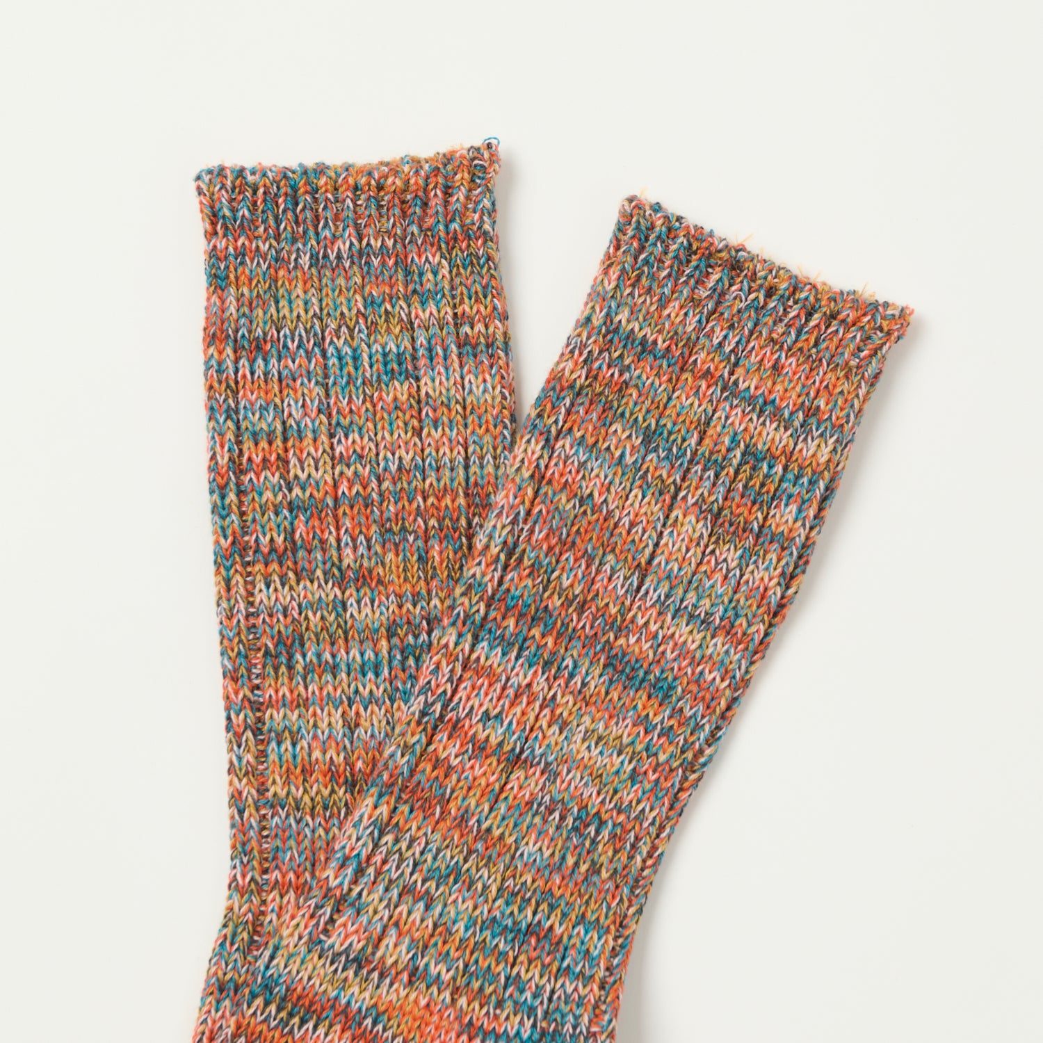 Anonymous Ism 5 Colour Mix Crew Sock - Sunset