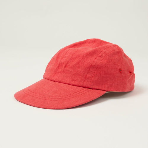 Anonymous Ism French Linen Kyoto Cap - Red