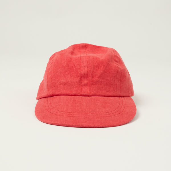 Anonymous Ism French Linen Kyoto Cap - Red