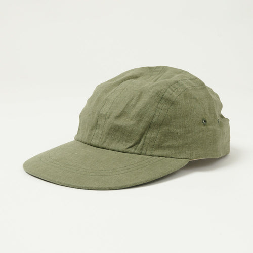 Anonymous Ism French Linen Kyoto Cap - Khaki