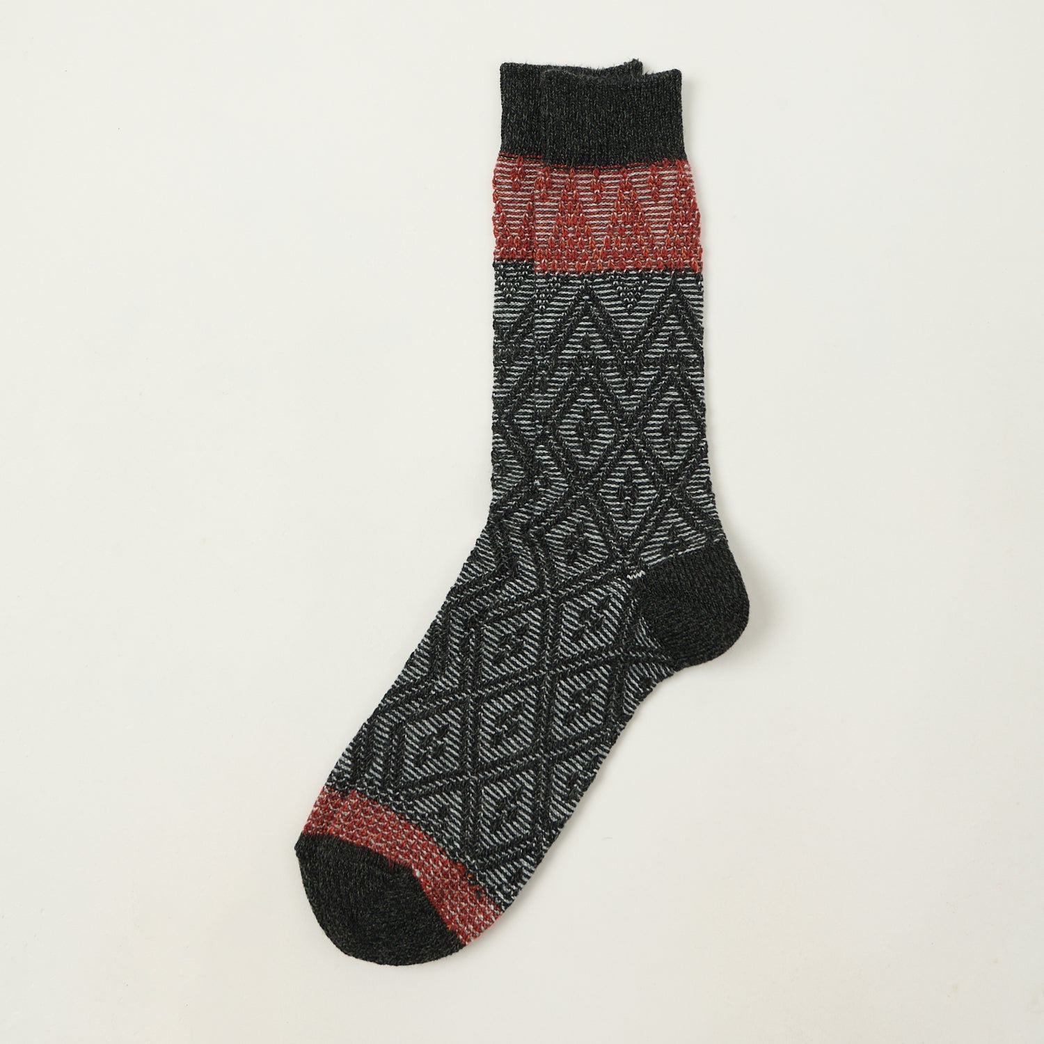 Anonymous Ism Mountain Snow Crew Sock - Black