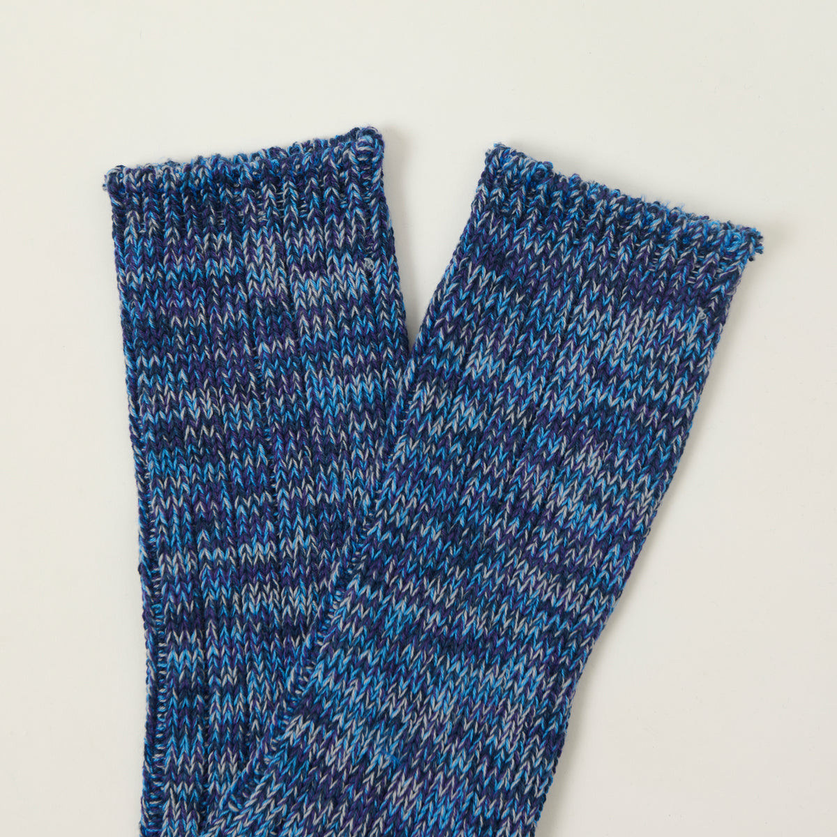 Anonymous Ism 5 Colour Mix Crew Sock - Navy