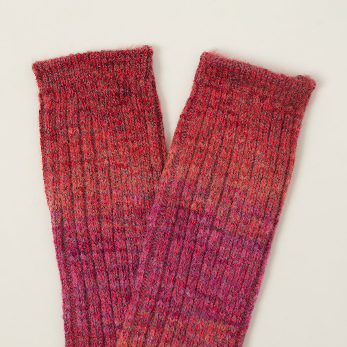 Anonymous Ism Splash Pattern Crew Sock - Red
