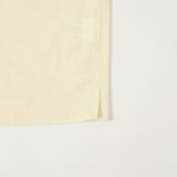 A Vontade S/S Open Collar Shirt - Ecru