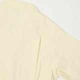 A Vontade S/S Open Collar Shirt - Ecru