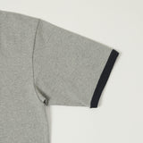 A Vontade Ringer T-Shirt - Grey/Ink