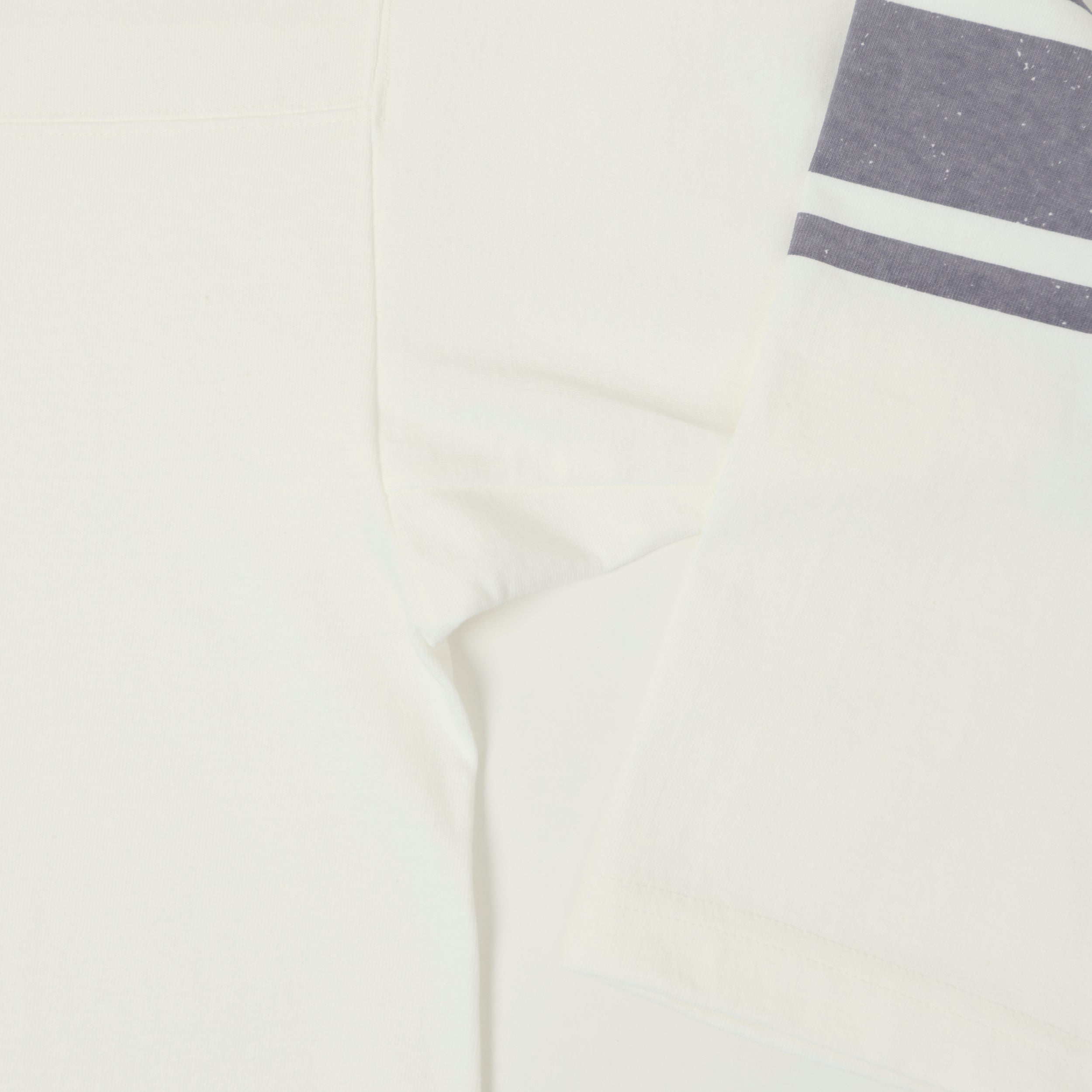 A Vontade Cropped Sleeve Football T-Shirt - White