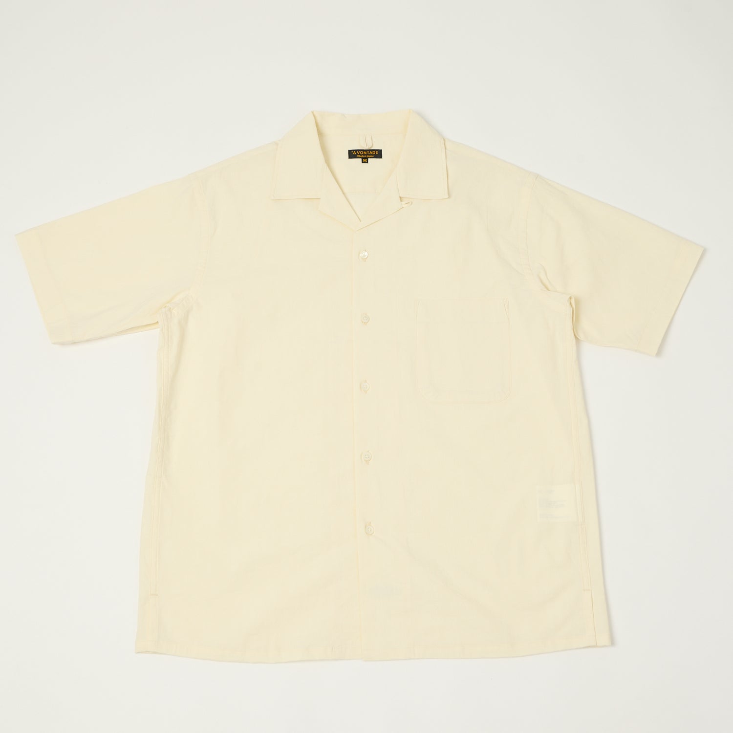 A Vontade Open Collar Shirt - Ecru