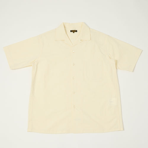 A Vontade Open Collar Shirt - Ecru