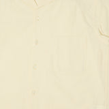 A Vontade S/S Open Collar Shirt - Ecru