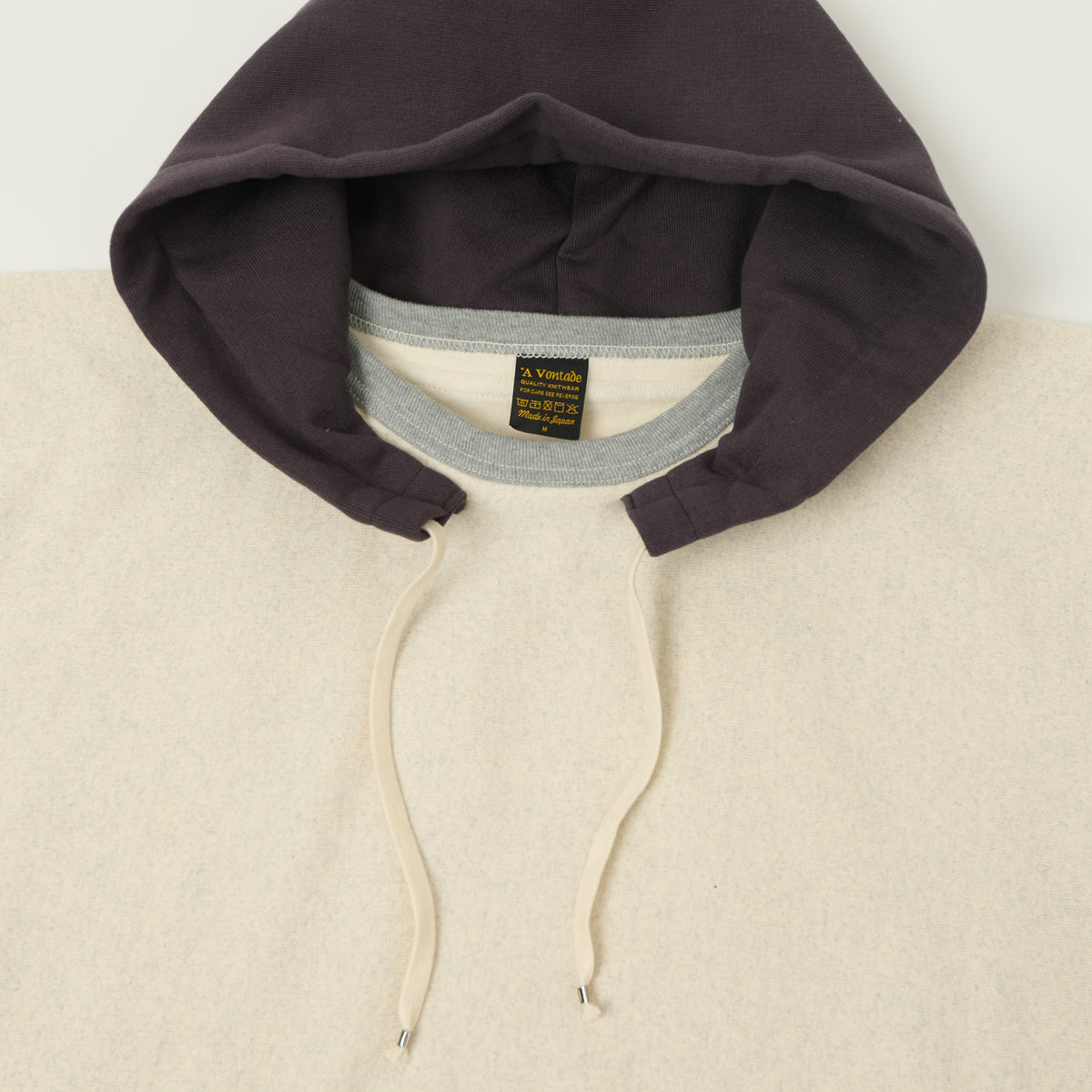 A Vontade Reverse Weave 'After Hood' Pullover Hoodie - Grey/Blue