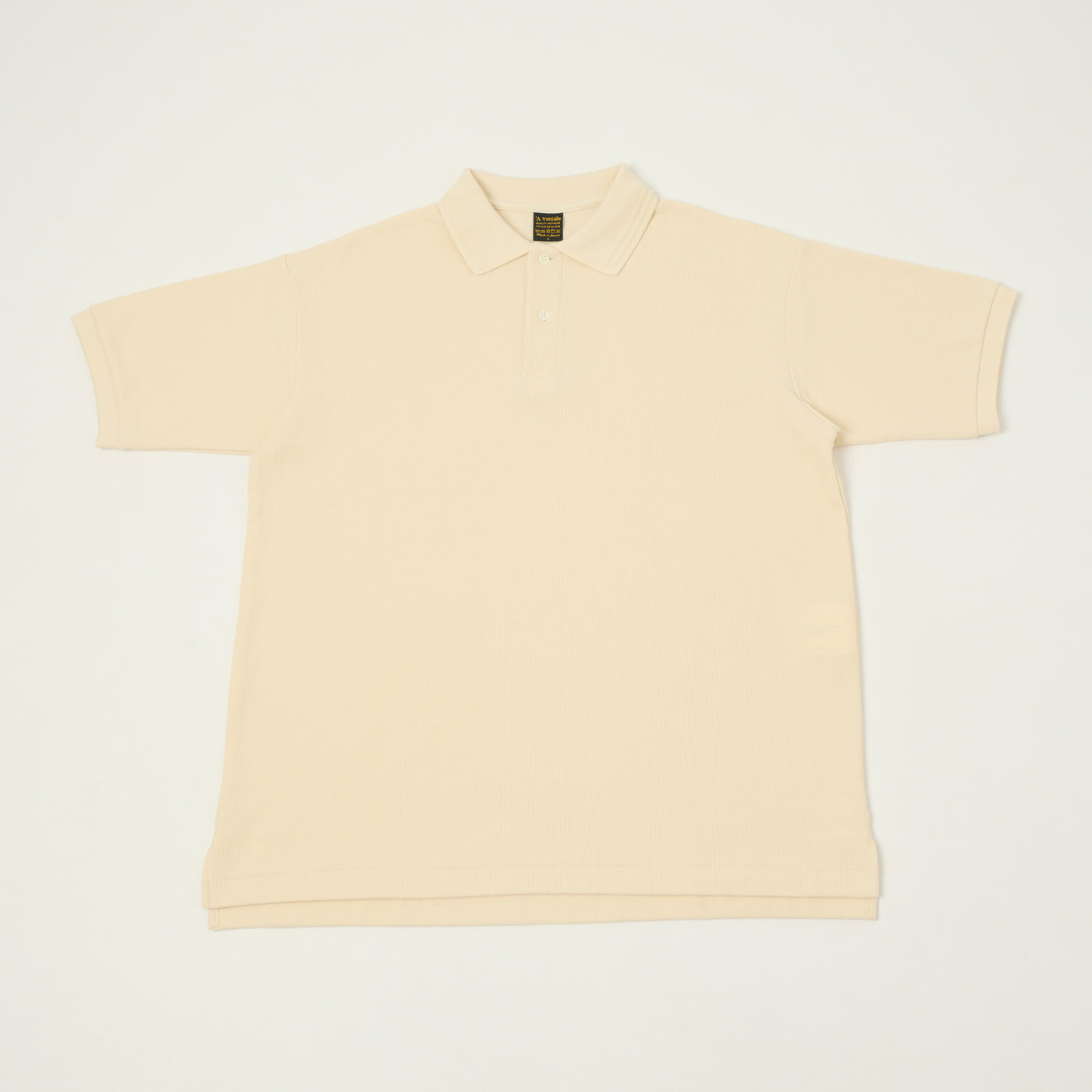 A Vontade 'Surfknit' Waffle Knit Polo - Ivory