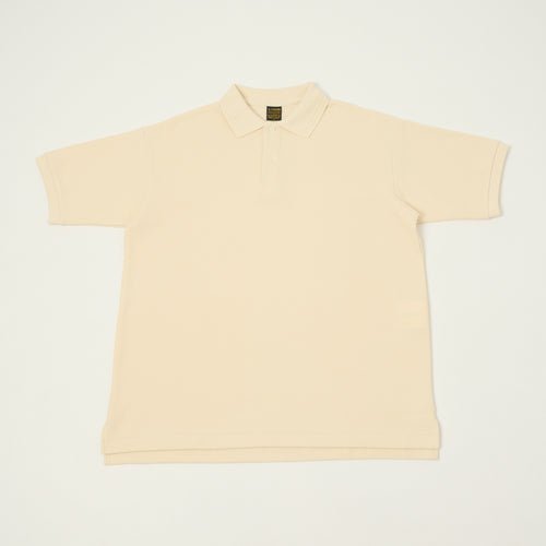 A Vontade 'Surfknit' Waffle Knit Polo - Ivory