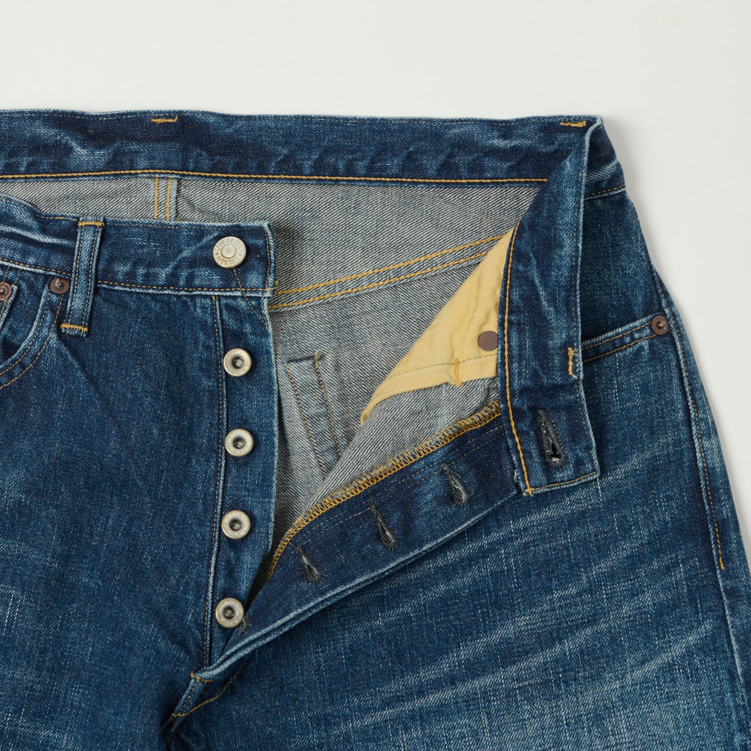A Vontade 0102SXX Regular Straight Jean - Dark Blue Wash – SON OF