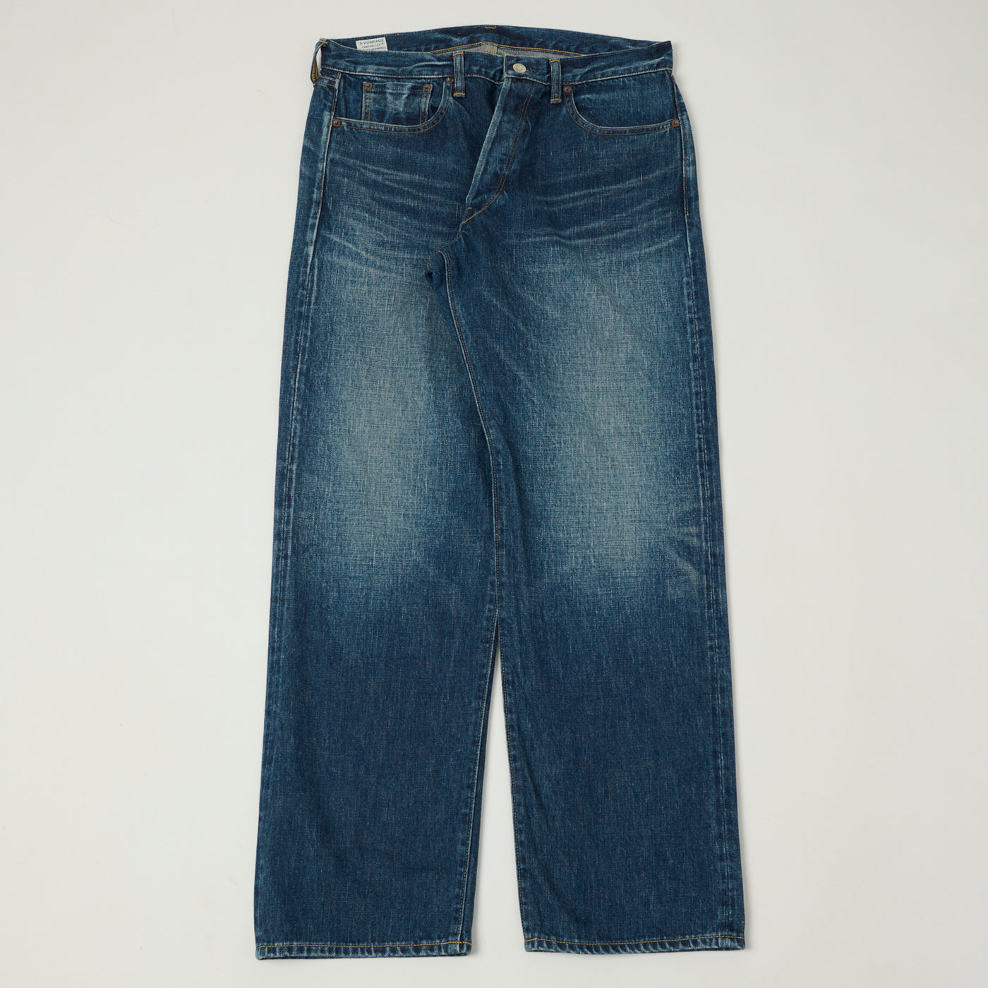 A Vontade 0102SXX Regular Straight Jean - Dark Blue Wash