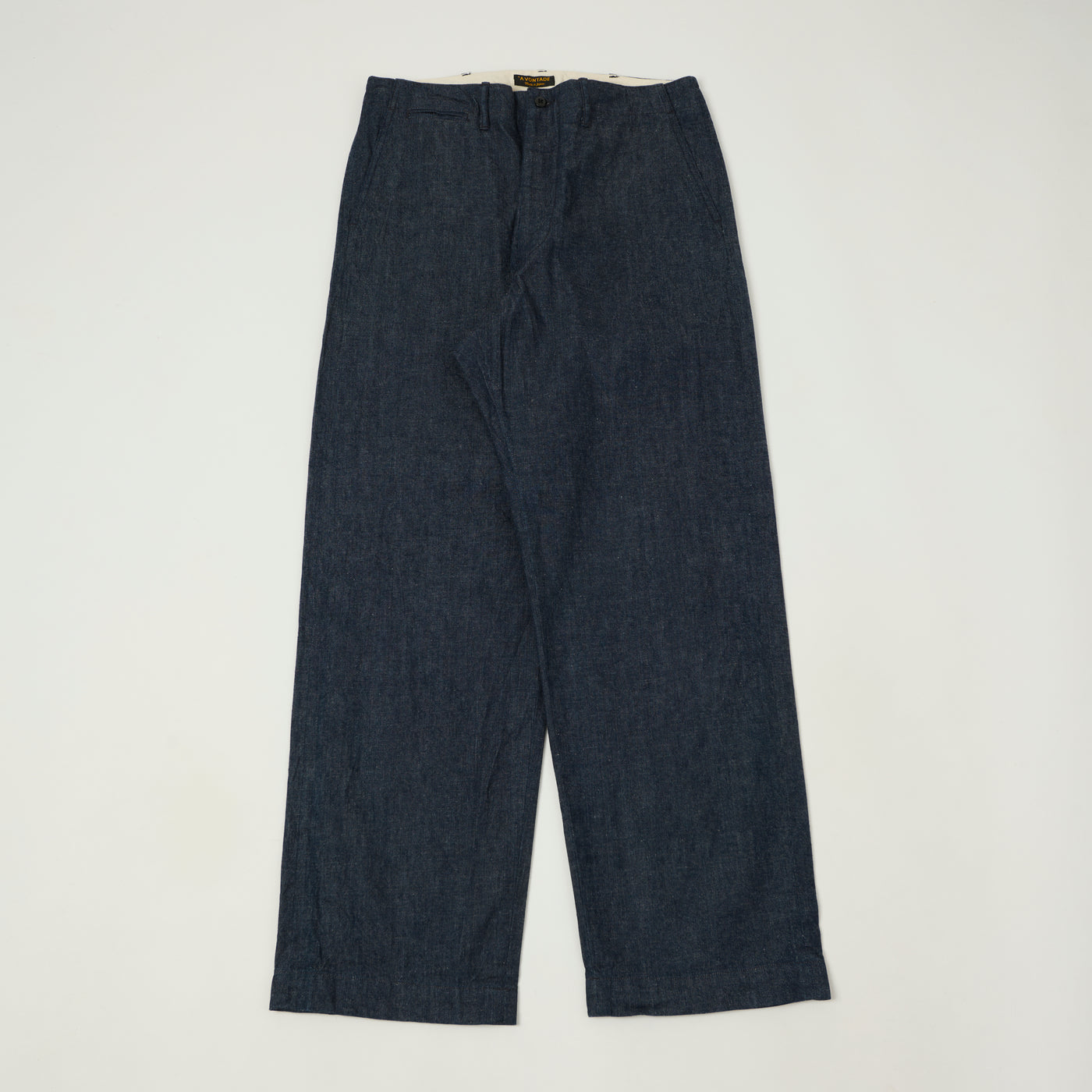 A Vontade Wide Fit Denim Chino Trouser - Raw
