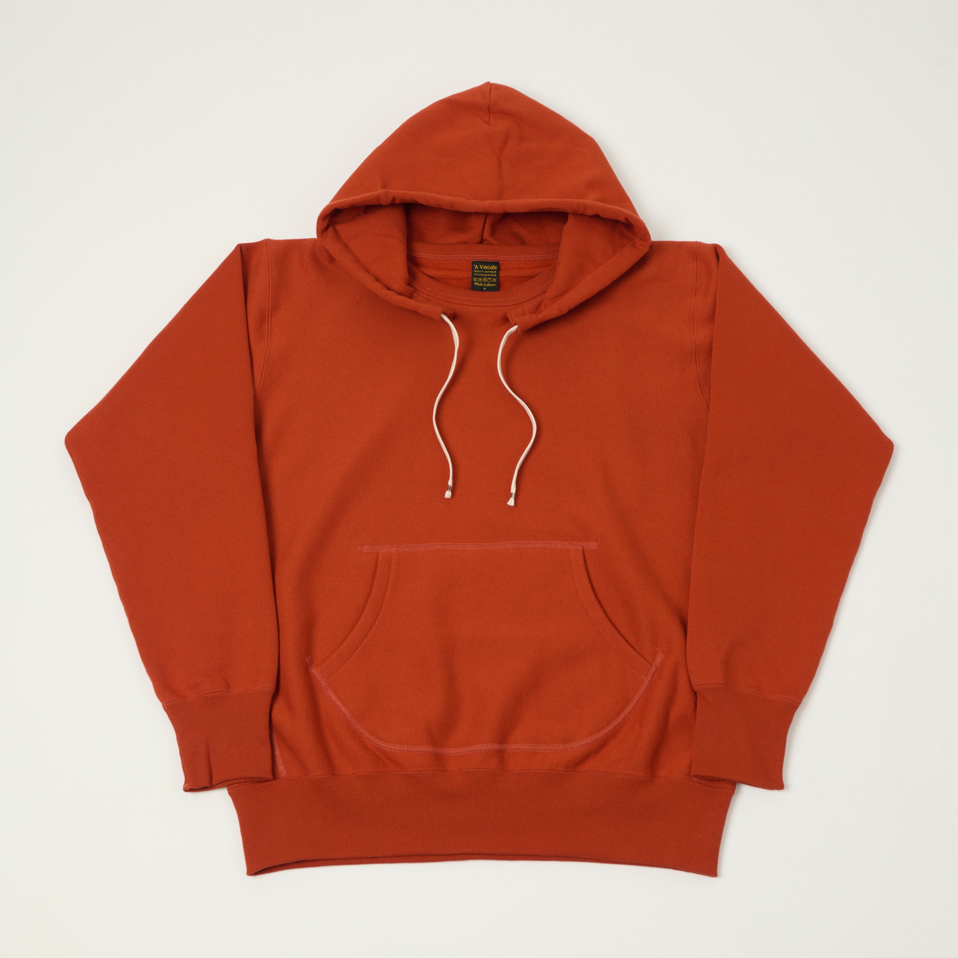 A Vontade Reverse Weave 'After Hood' Pullover Hoodie - Scarlet