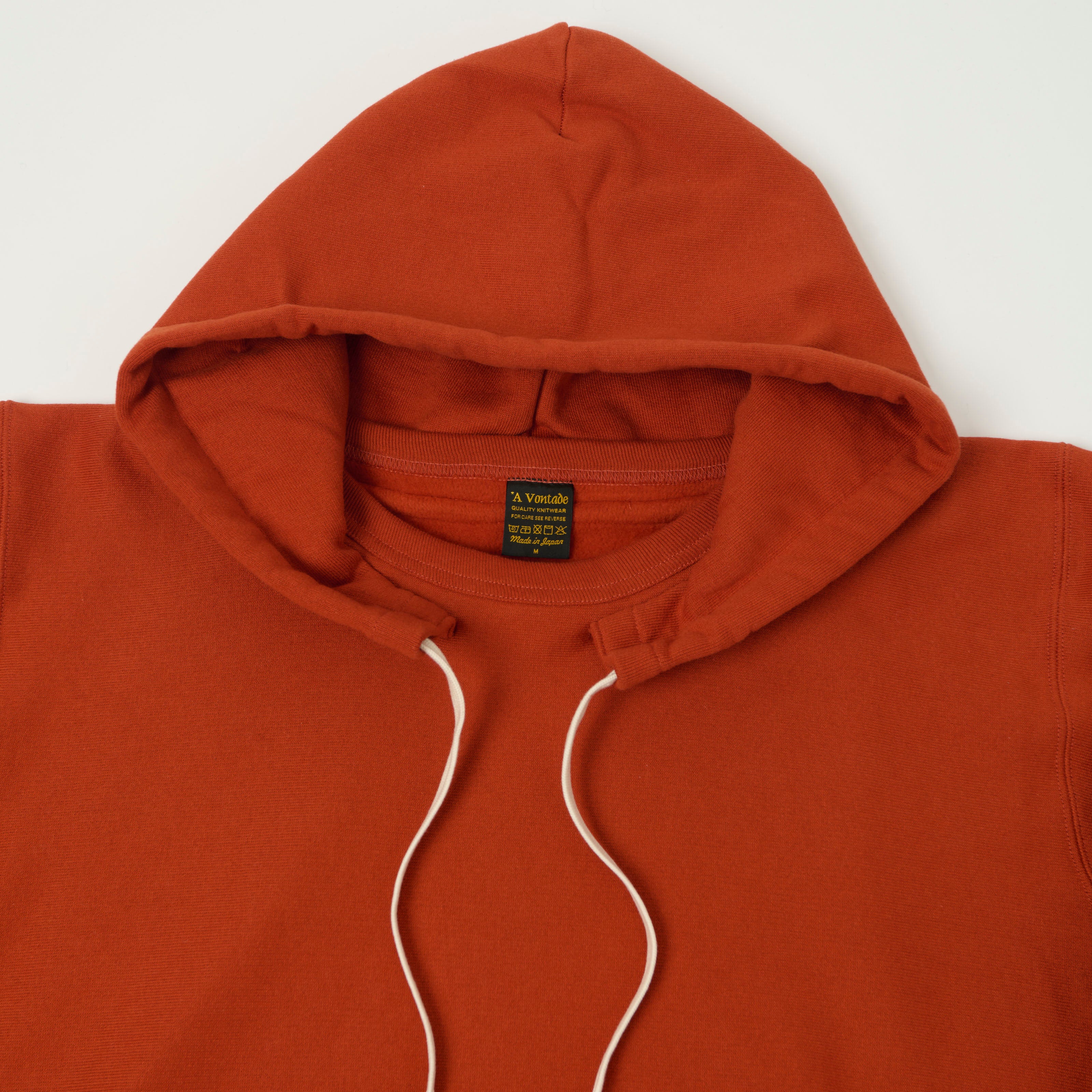 A Vontade Reverse Weave 'After Hood' Pullover Hoodie - Scarlet