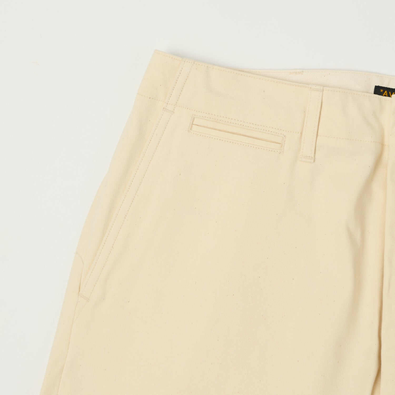 A Vontade Wide Fit Chino Trouser - Natural