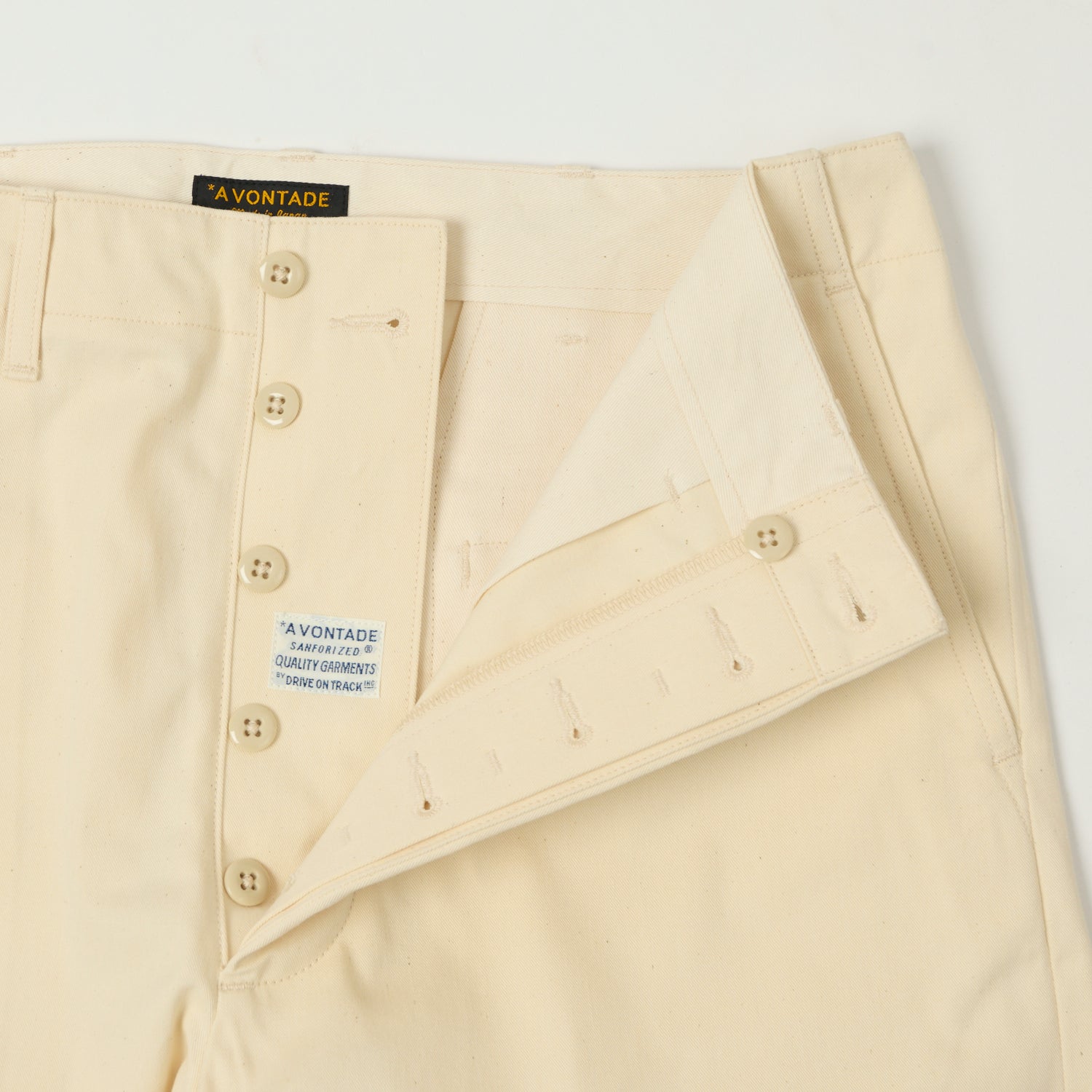 A Vontade Wide Fit Chino Trouser - Natural – SON OF A STAG