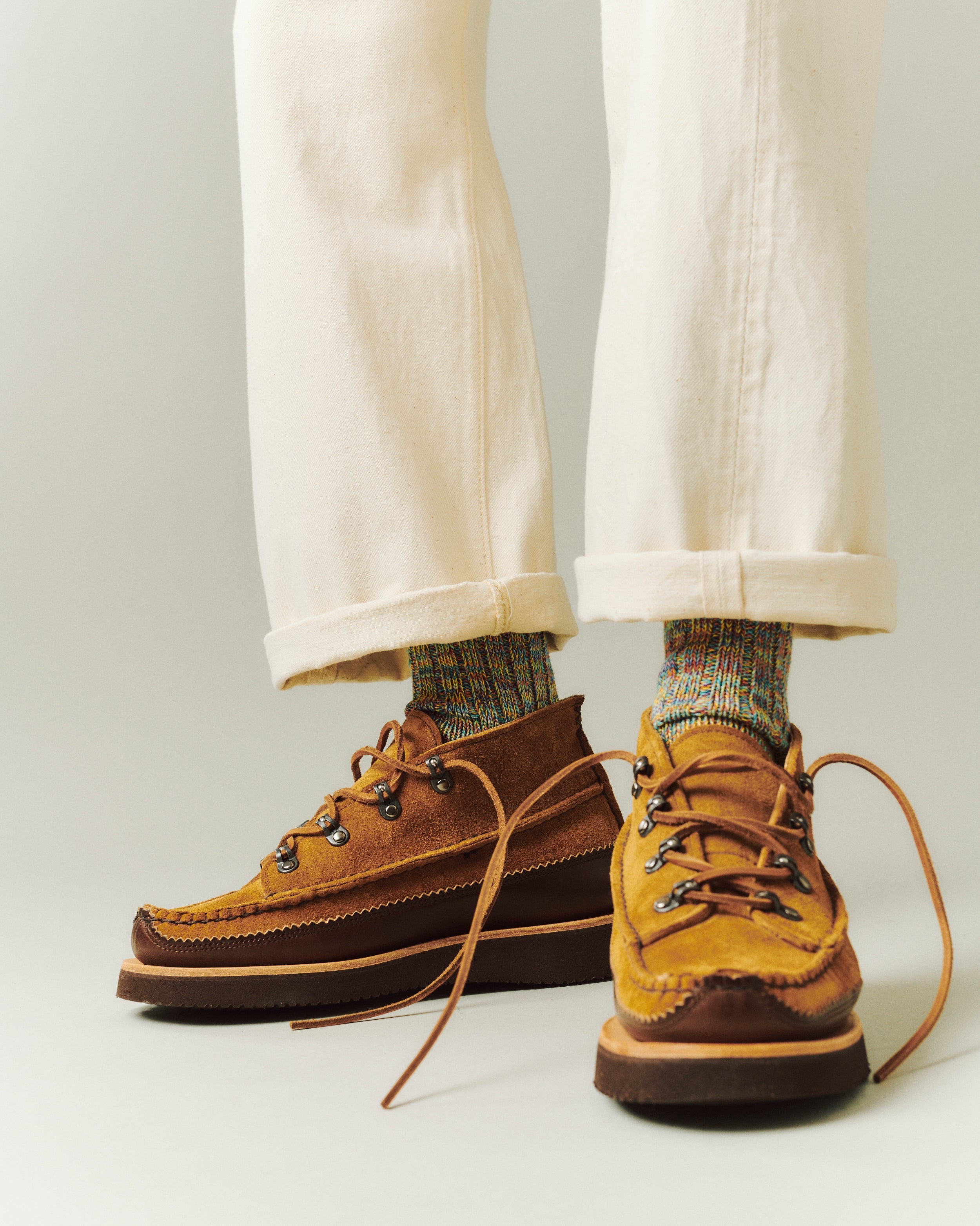 Anonymous Ism 5 Colour Mix Crew Sock - Green