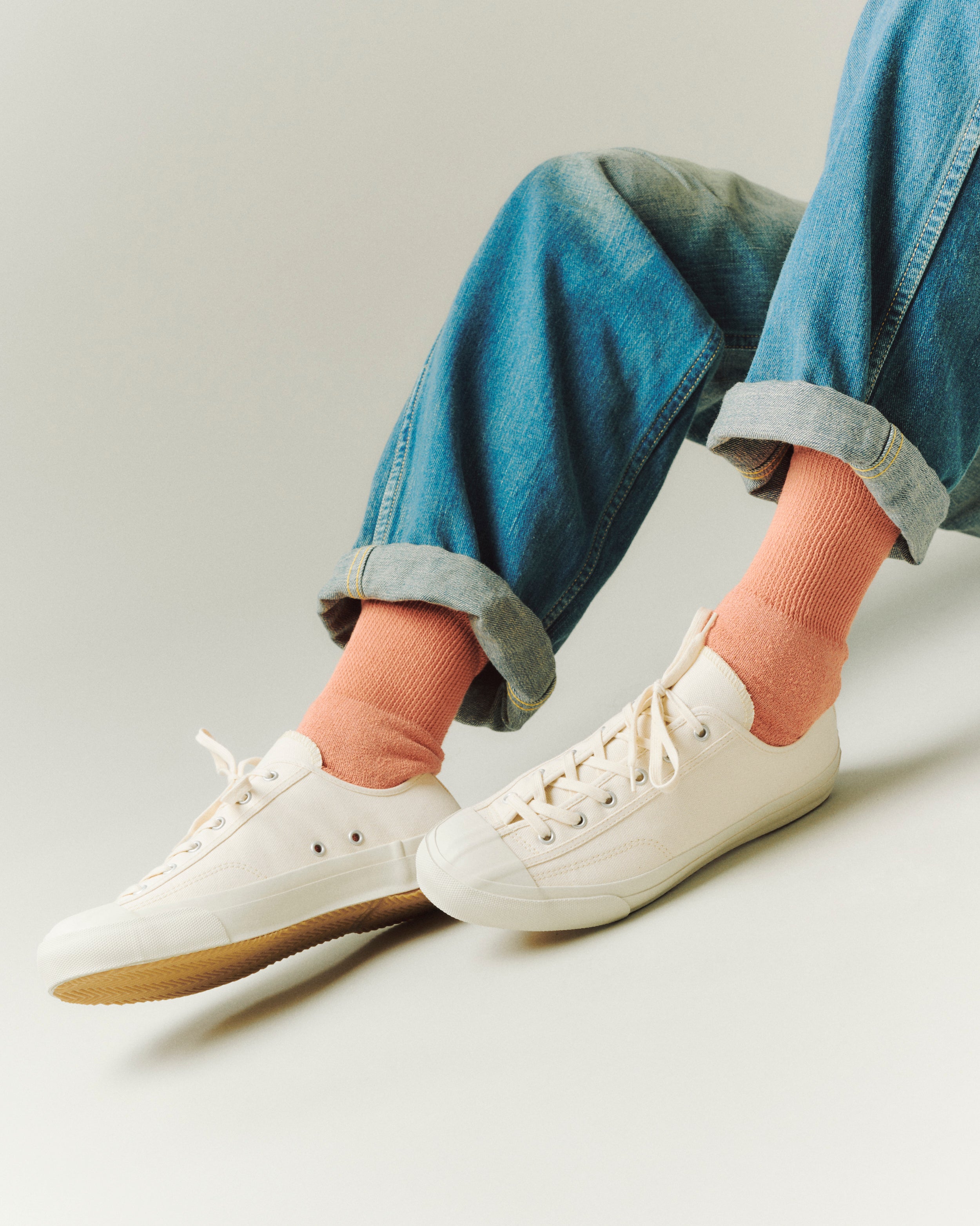 Anonymous Ism Organic Cotton Supersoft Crew Sock - Soft Pink