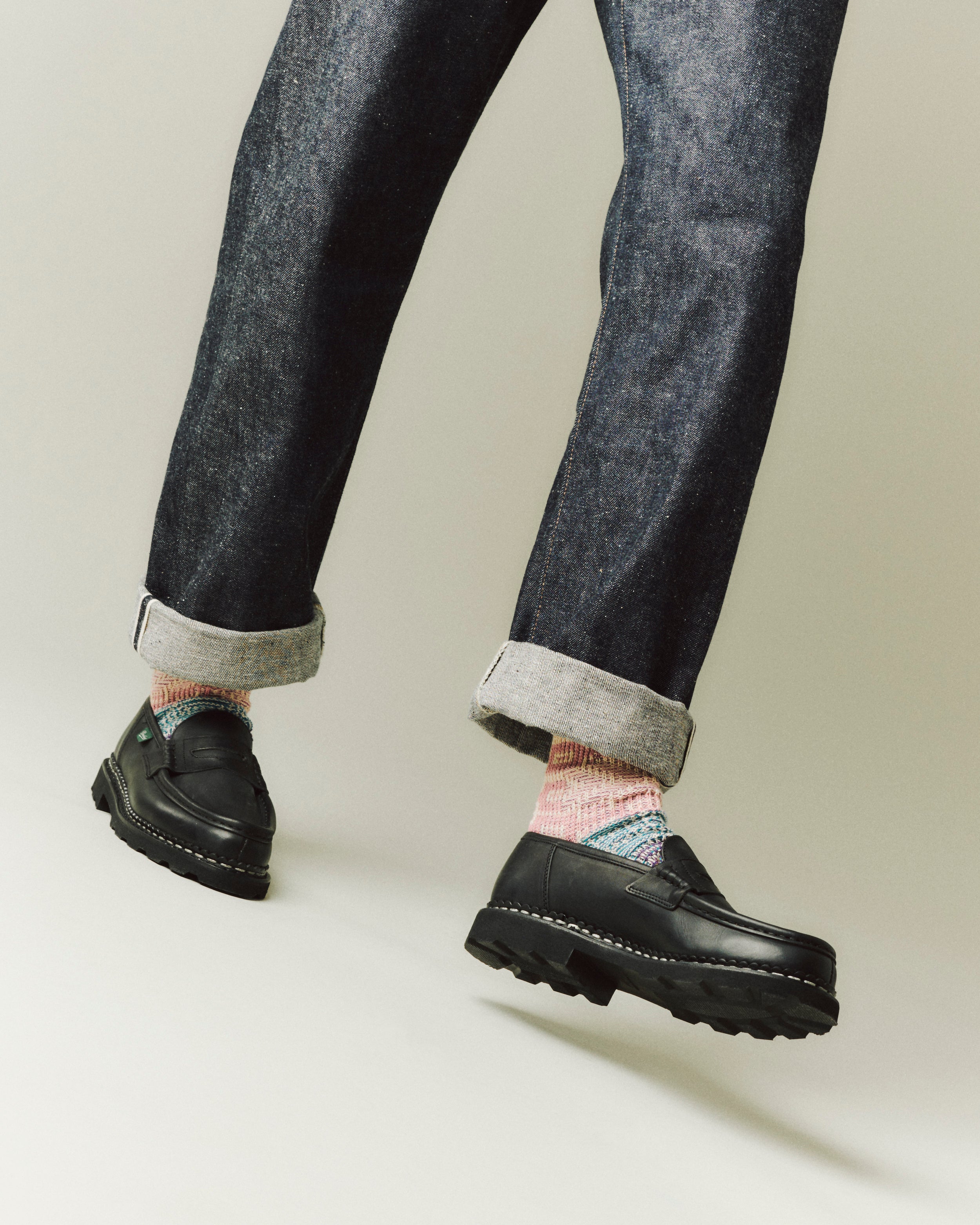 Paraboot Reims Marche Loafer - Black Lisse Noir – SON OF A STAG