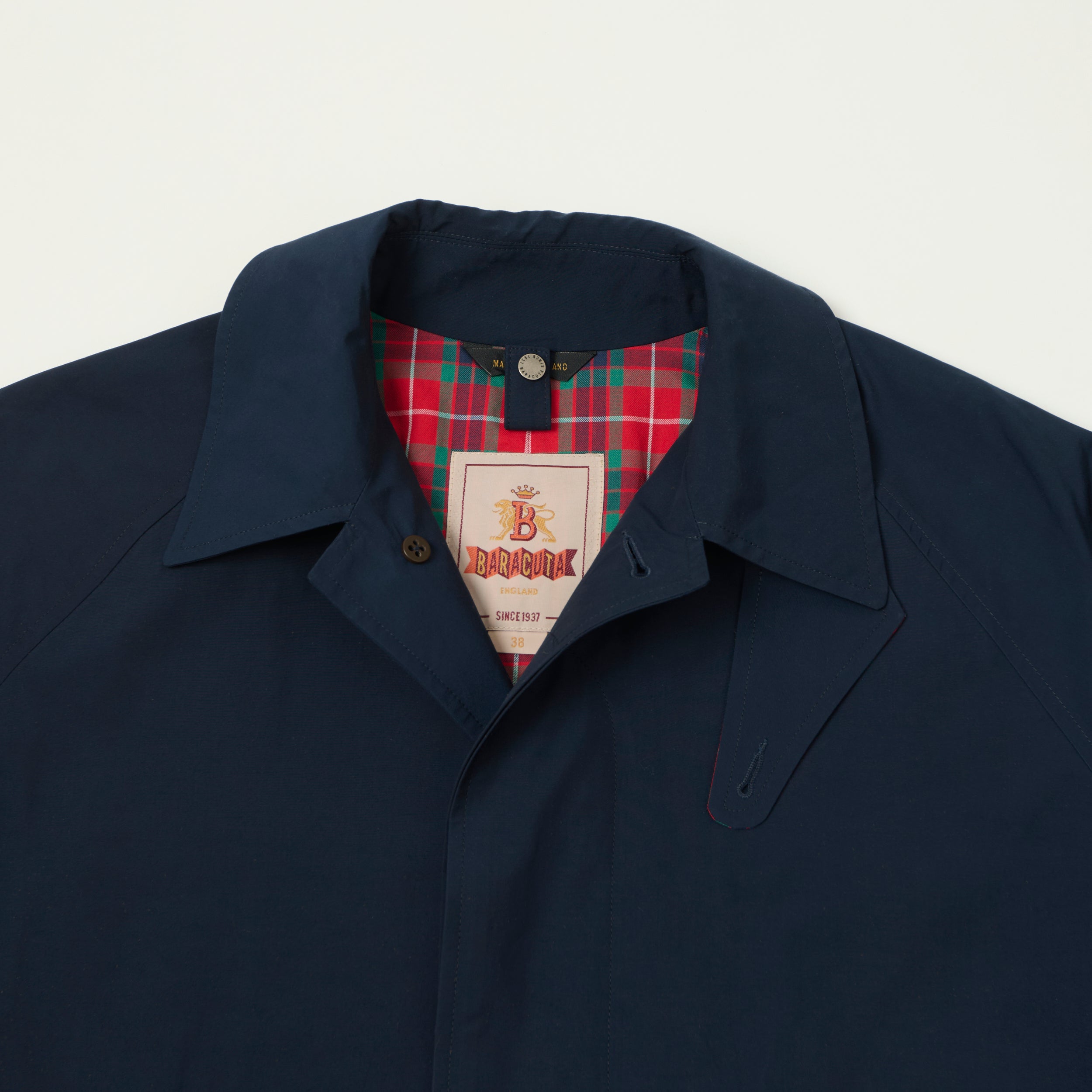 Baracuta G12 'Baracuta Cloth' Coat - Navy