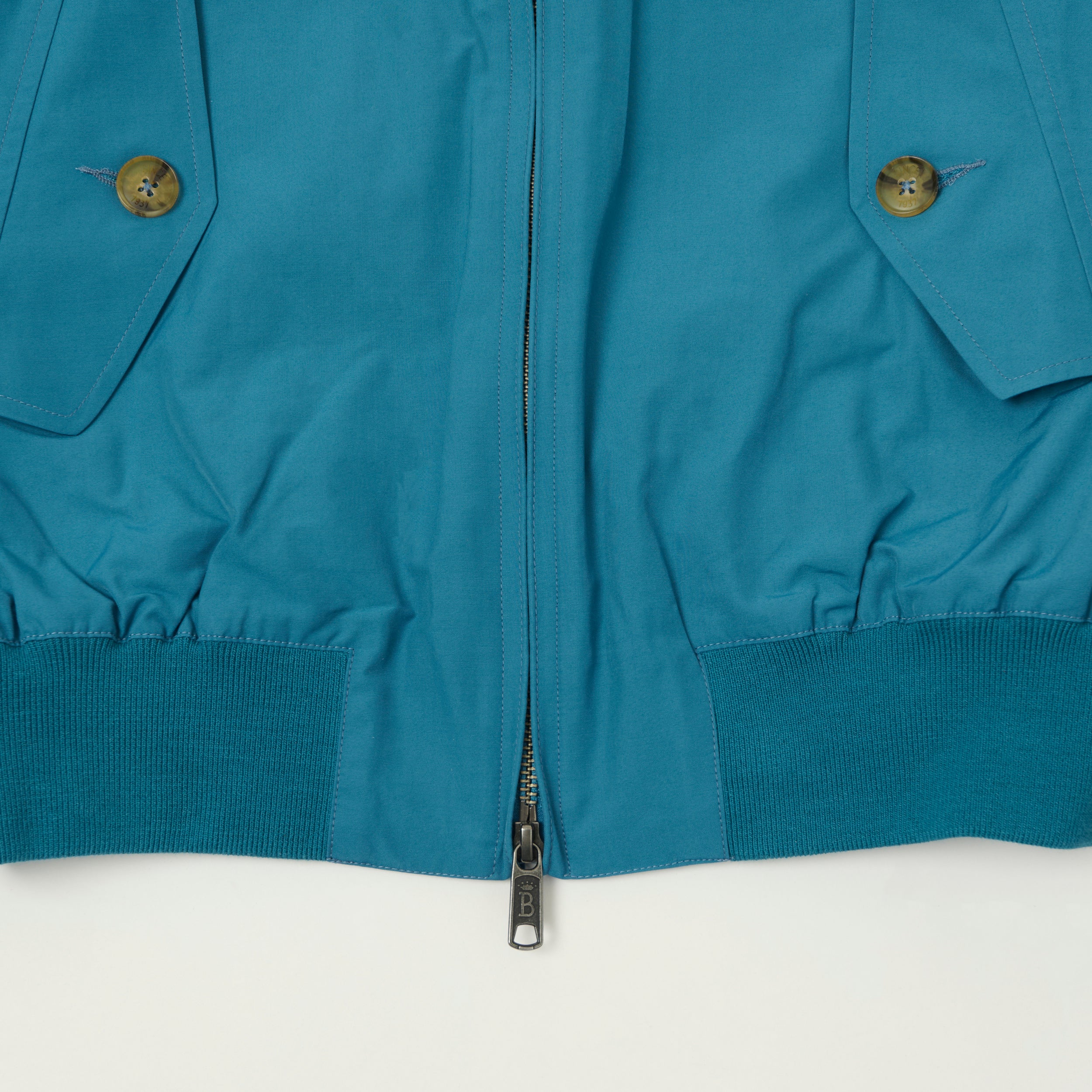 Baracuta G9 'Baracuta Cloth' Harrington Jacket - Cornish Blue