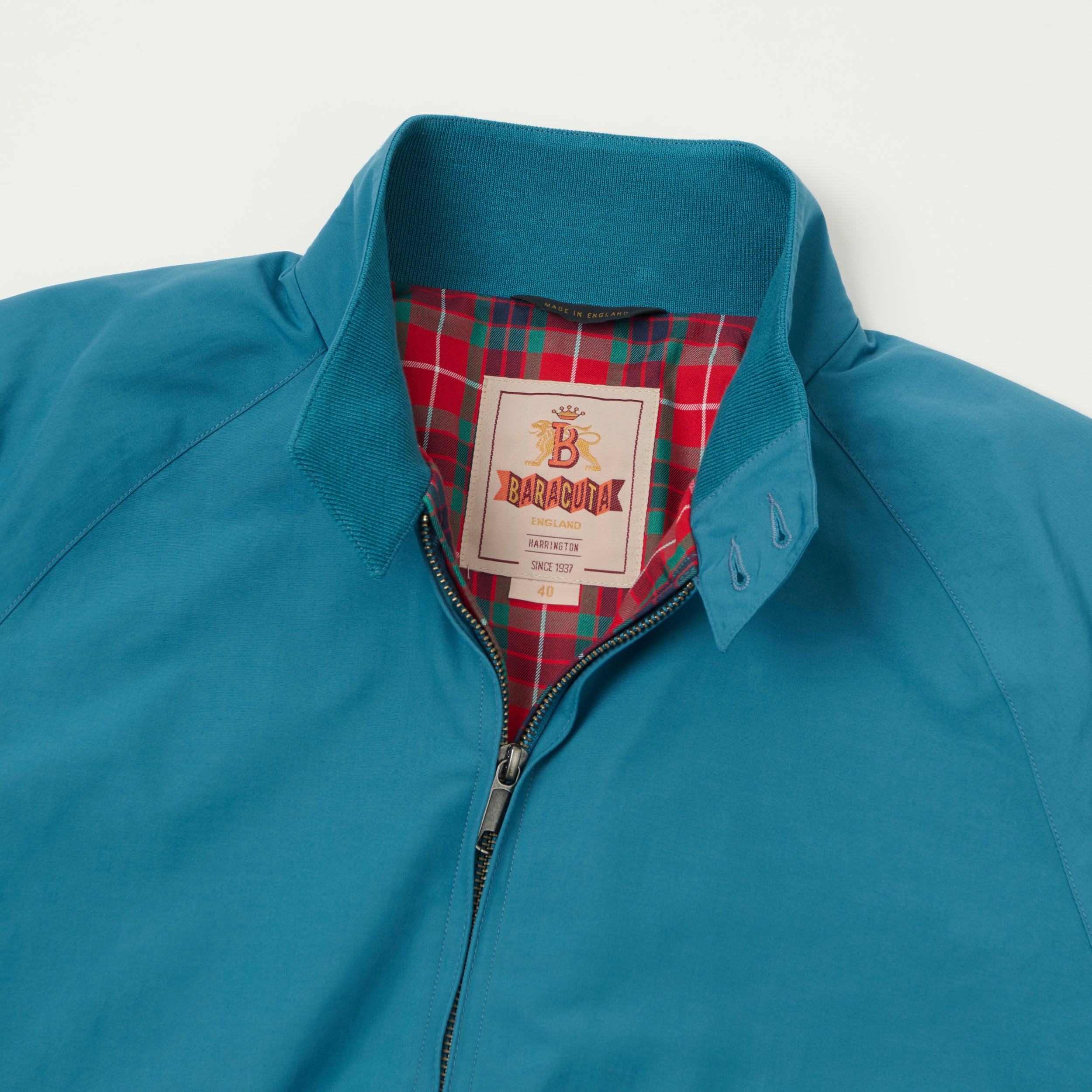 Baracuta G9 'Baracuta Cloth' Harrington Jacket - Cornish Blue