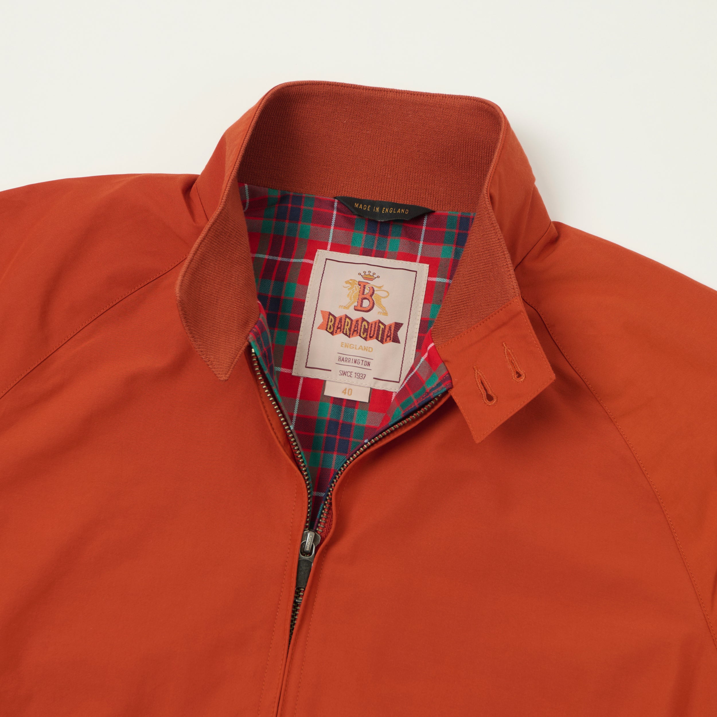 Baracuta G9 'Baracuta Cloth' Harrington Jacket - Flame – SON OF A STAG