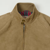 Baracuta G9 Suede Harrington Jacket - Storm Gray