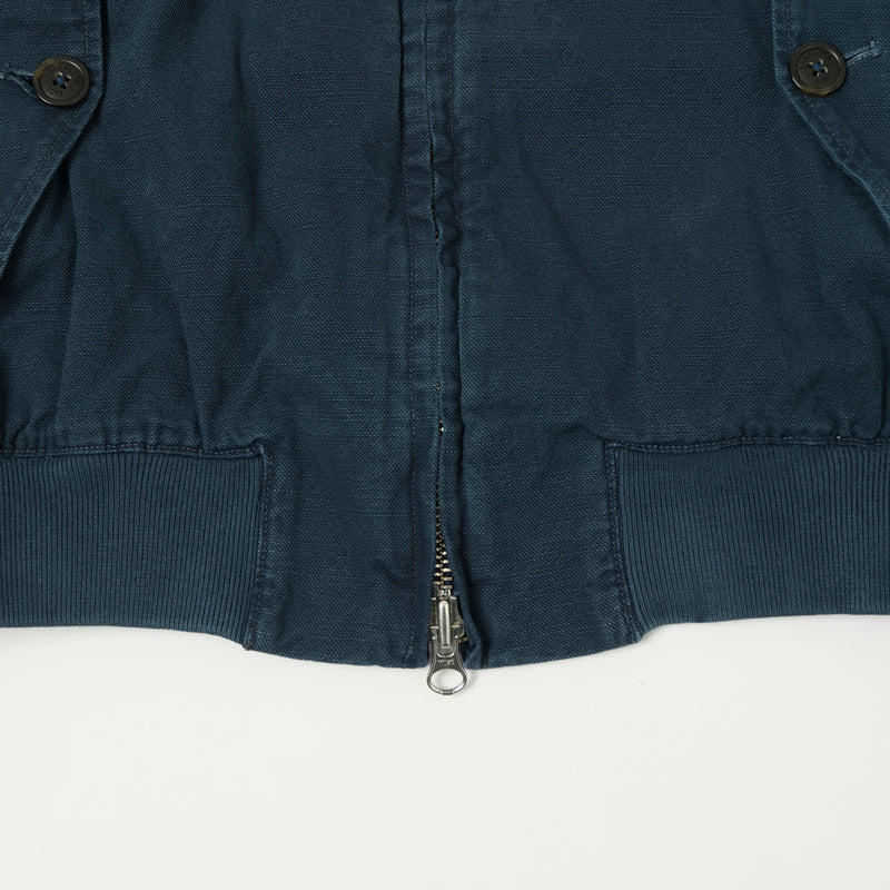 Baracuta G9 Canvas Harrington Jacket - Sea Storm