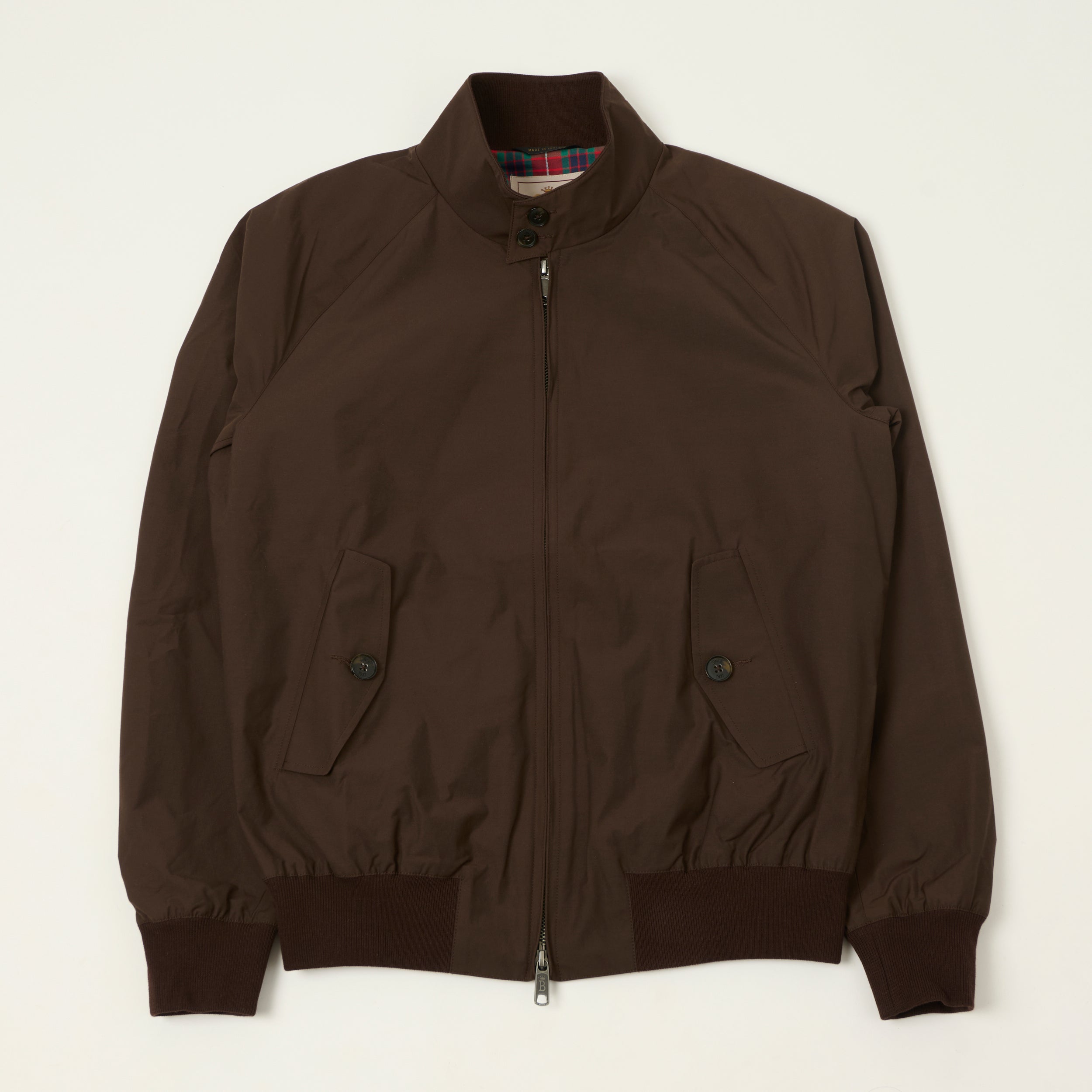 Baracuta G9 Suede Harrington Jacket - Dark Olive – SON OF A STAG