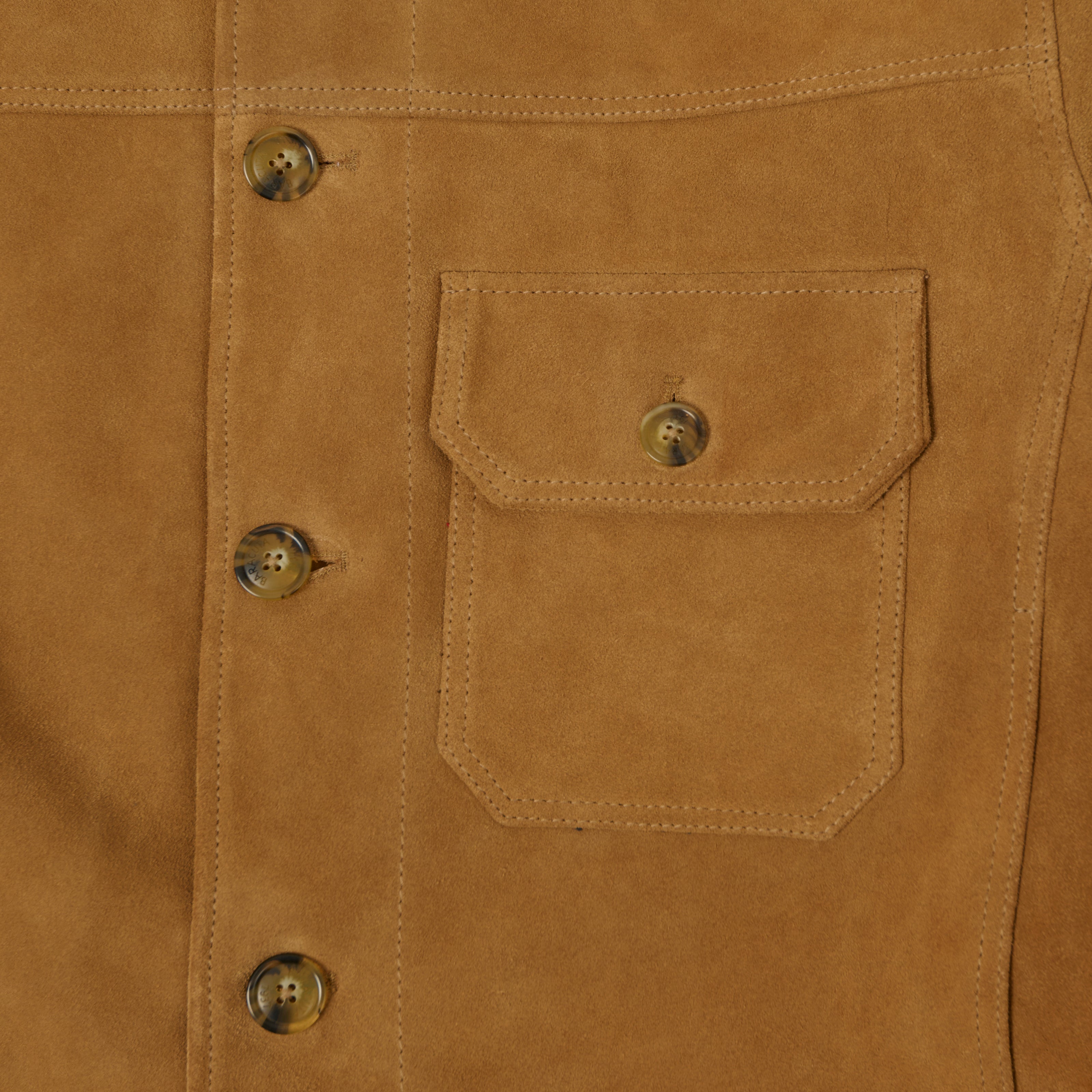 Baracuta 'Roughout Rider' Suede Type I Jacket - Tobacco