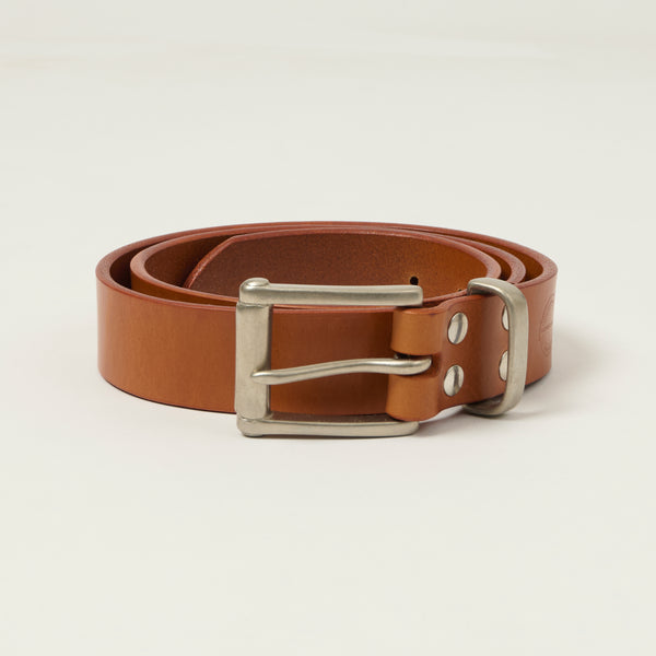 Barnes & Moore Garrison Belt - Harness Tan/Nickel