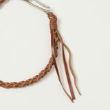 Barnes & Moore Hand Braided Heavy Duty Wallet Tether - Oak Bark/Nickel