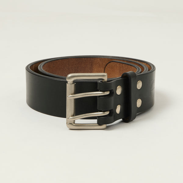 Barnes & Moore Heavyweight Belt - Oak Bark Black/Nickel