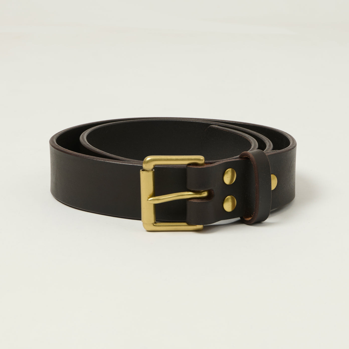 Barnes & Moore Roller Belt - Deep Honey/Brass