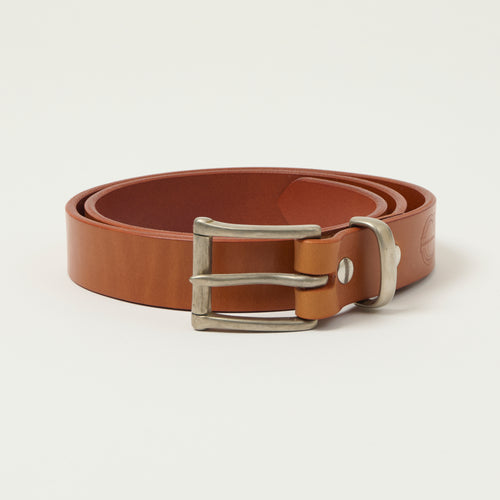 Barnes & Moore Slim Belt - Harness Tan/Nickel